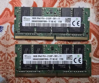 SKhynix Laptop DDR 4 Rams