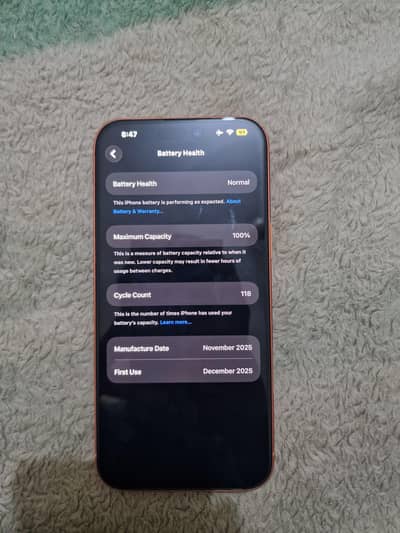 iPhone 17 Pro Max 256GB Non-PTA - New Condition, 100% Battery