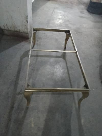 sofa table golden frame without marble