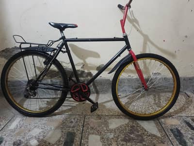 6 Ger cycle  Black Color