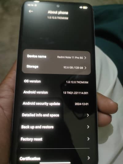 Xiaomi Redmi Note 11 Pro