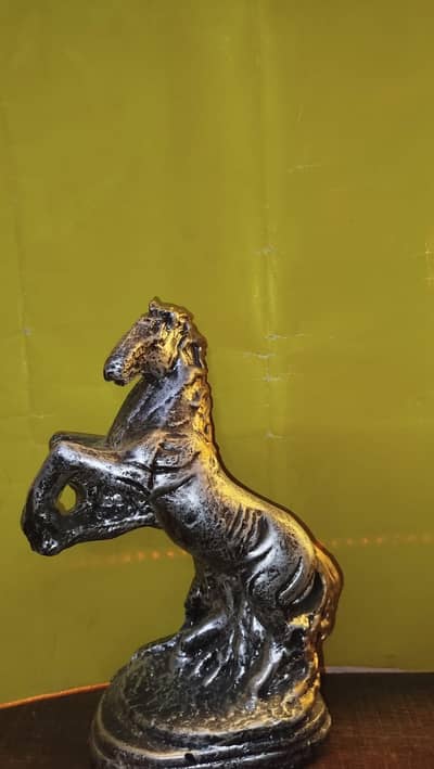 horse made up of clay and very precious