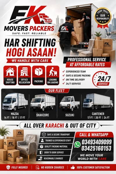 Professional Movers & Packers | Home & Office Relocation