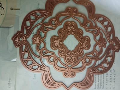 Emboss cut stamp for crafting & scrapbook 3 piece set