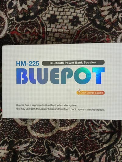 Bluepot power bank and Bluetooth