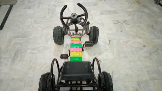 kids small 4 wheels paddle go kart