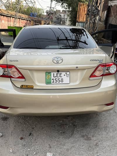Toyota Corolla GLI 2012