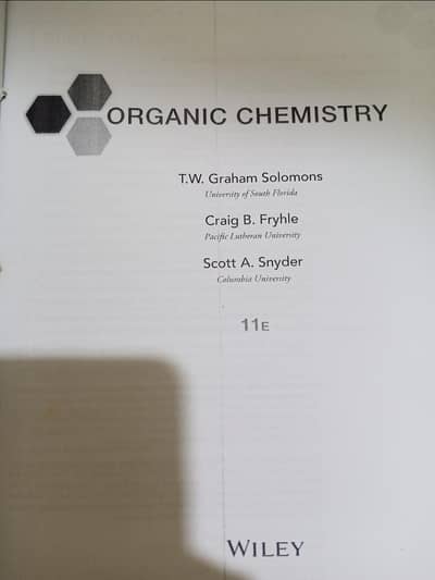 Organic Chemistry Book for Sale – Excellent Condition