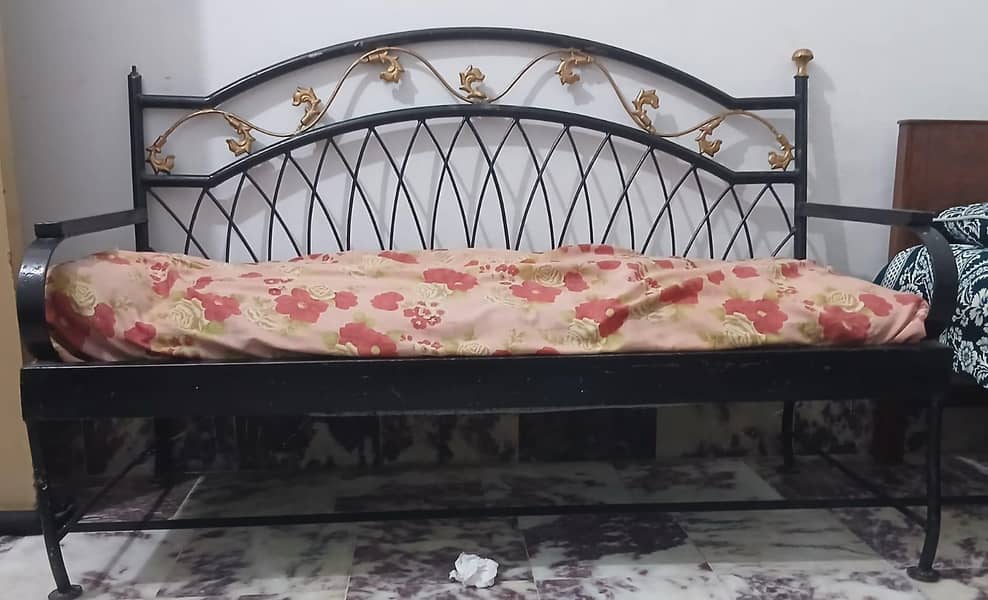 Two iron sofas 0