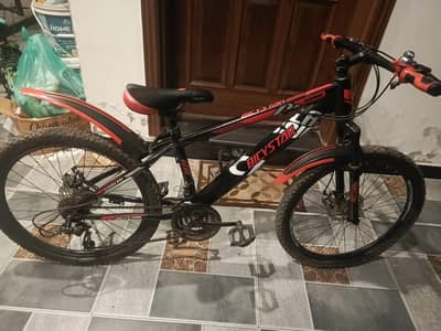 Mountain bike very less use almost new