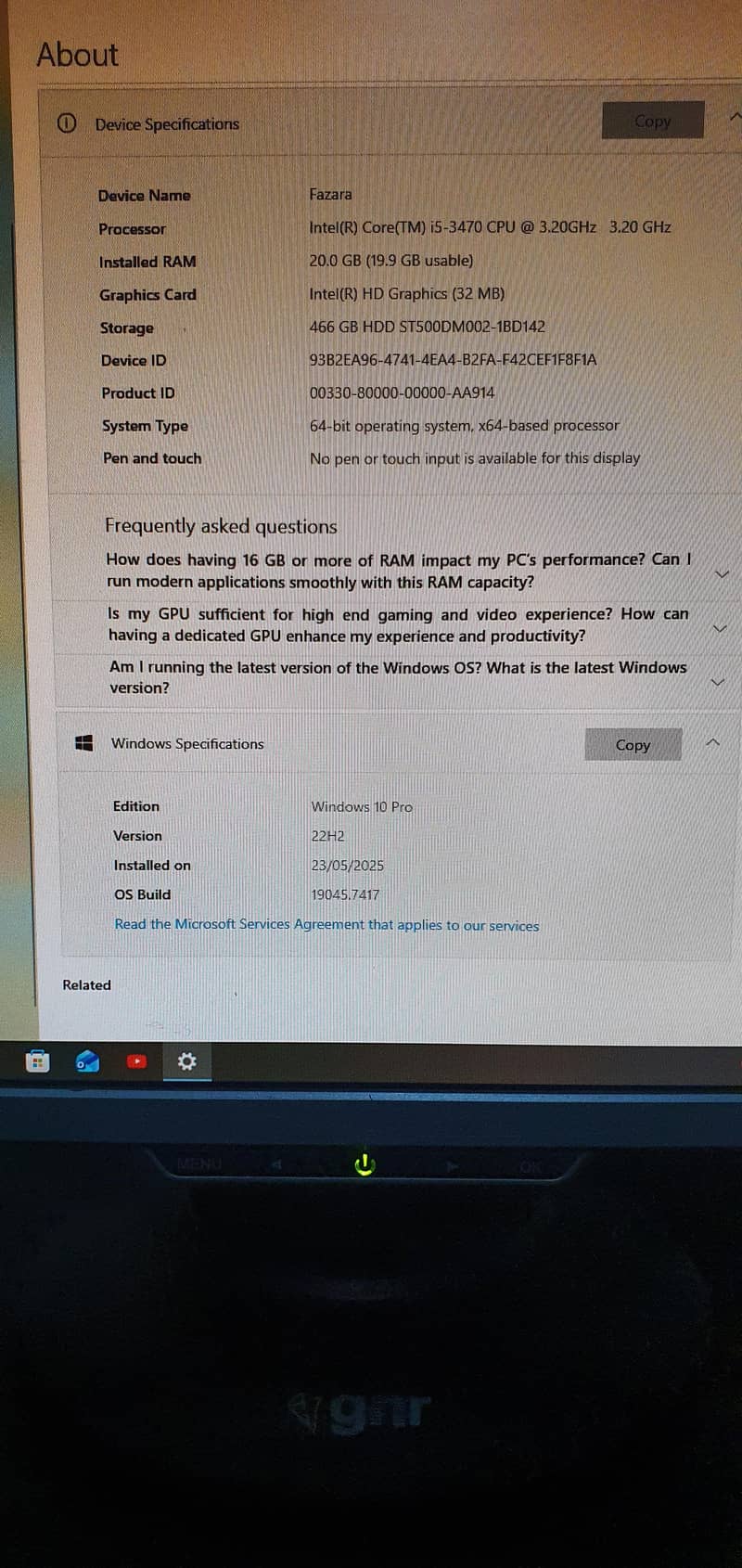 Desktop computer 0