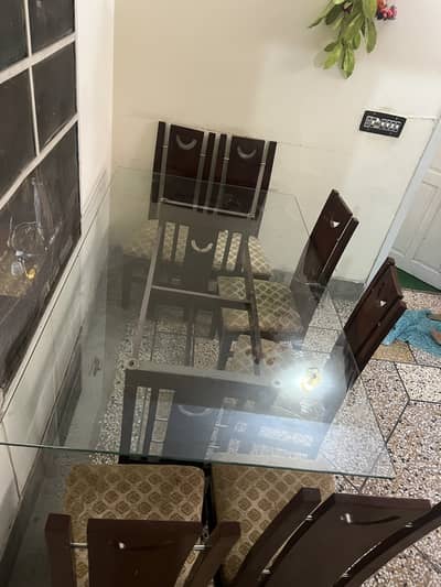 Dinning table 6 chairs