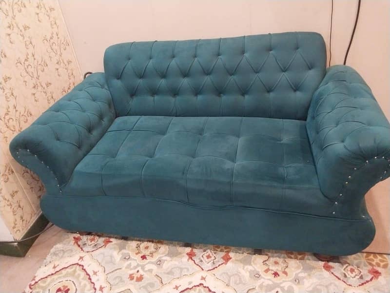 2 seater Sofa table set 1