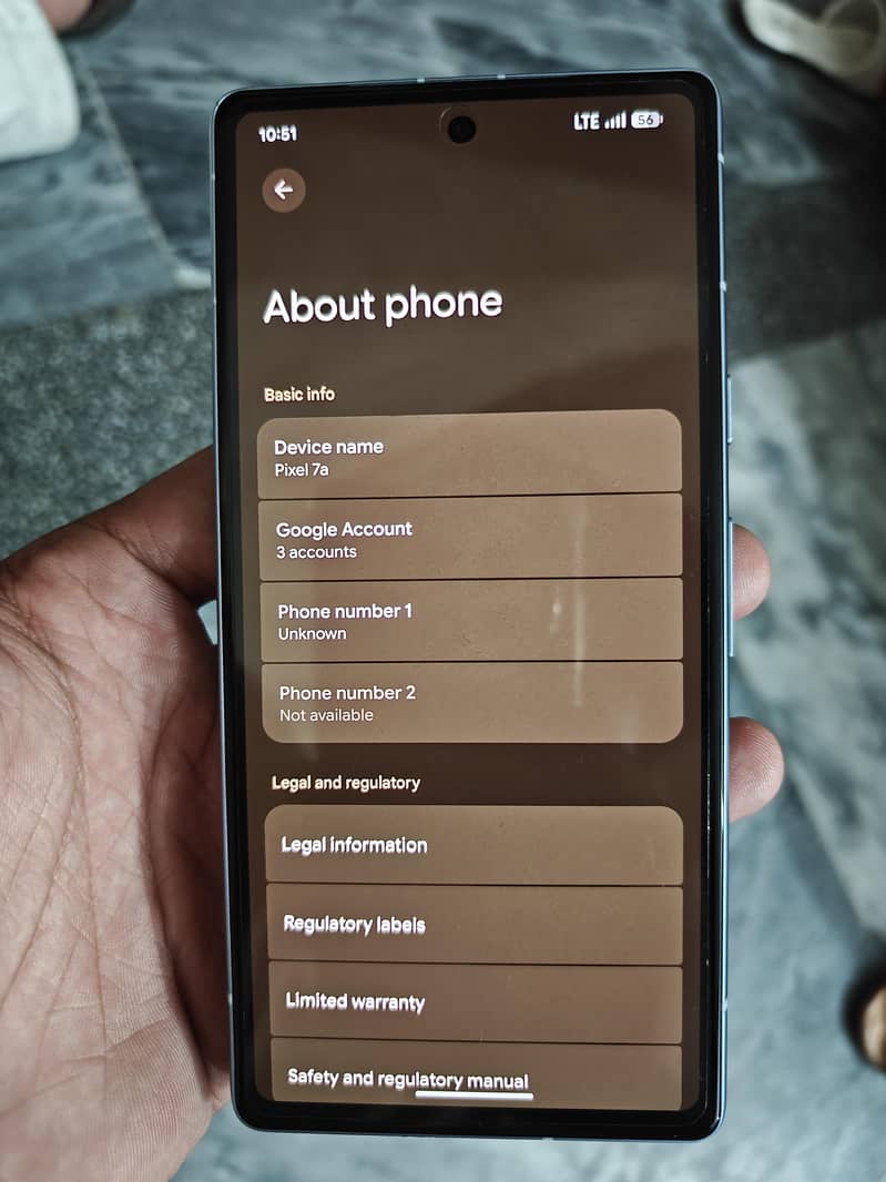 Google Pixel 7a 4