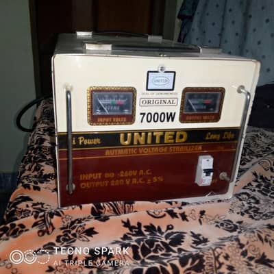 stabilizer with copper winding transformer 7KVA