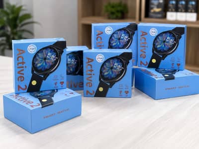 Active 2 Smart Watch | Black & Gold | COD All Pakistan