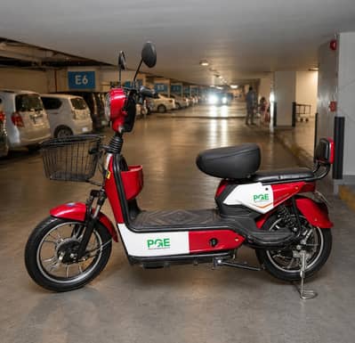 PGE-Electric Scooty 9 months used batteries all ok Good Condition