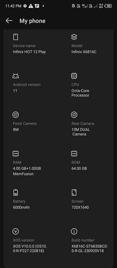 Infinix Hot 12 Play