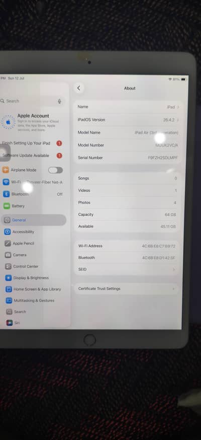 ipad air gen3