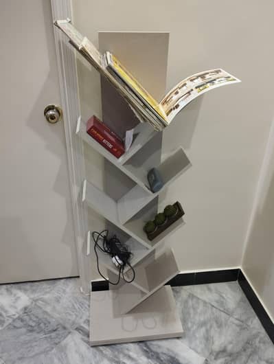 Wooden bookshelf