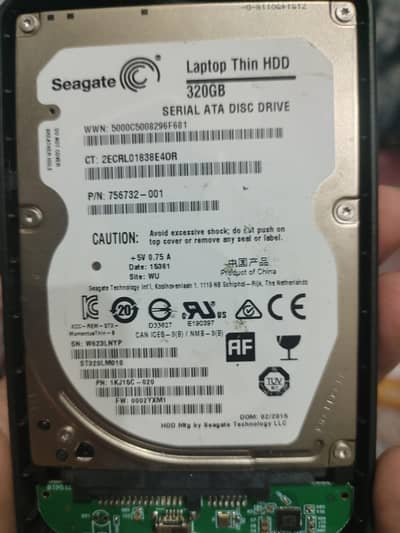 Seagate Harddisk drive 320 GB with case for laptop iMac MacBook