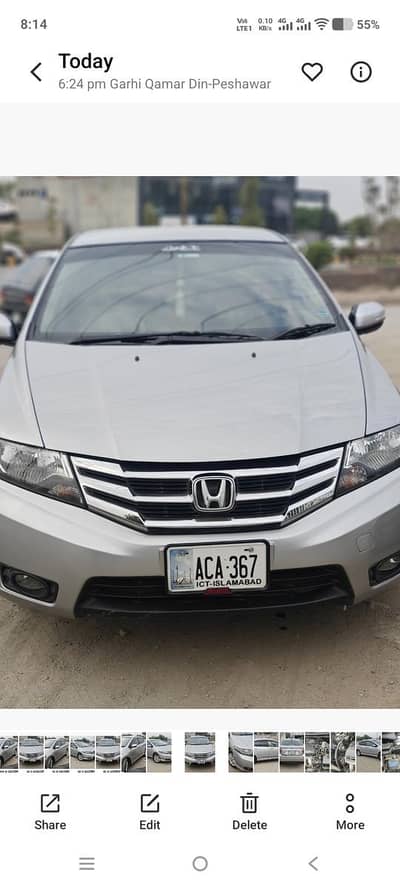 Honda City 2016 model untouched aspire 1.3. . .