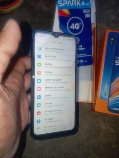 Tecno Spark 4 Lite 2/32 storage Dual SIM PTA approved with box