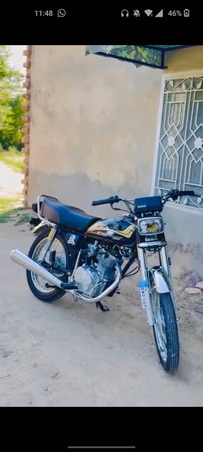 Honda cg 125 black