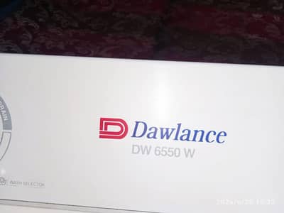 Dawlance washing machine twin tub model number DW 6550 W