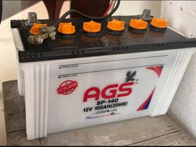 Ags battery sp-140 12v 100Ah only one month used.