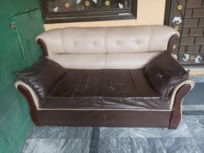 Urgent Sale – 7 Seater Sofa for sale wood sofa
