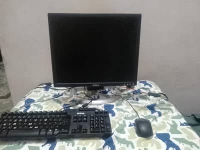 19 inch monitor with keyboard and mouse