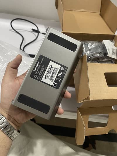 Original Targus Dual 4K USB-C Docking Station ( DOCK180USZ) Like New