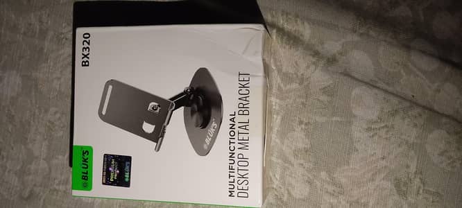 bluks bx320 metal mobile phone and tablet desktop stand