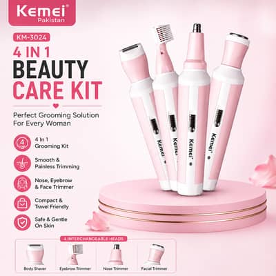 Kemei KM-3024 4 in 1 Shaver Unit (For Women)