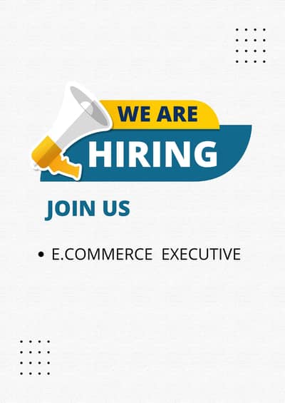 Hiring E-Commerce Executive | Lahore | Full Time On Site