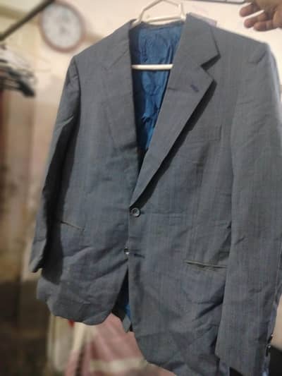 Men's Grey 2-Piece Formal Suit – Size 36