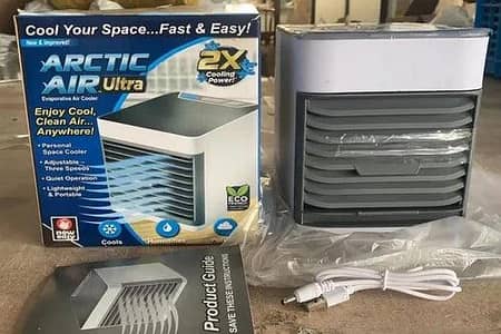 Mini Portable Air Cooler USB Table Cooling Fan 3 Speed Home Office Car