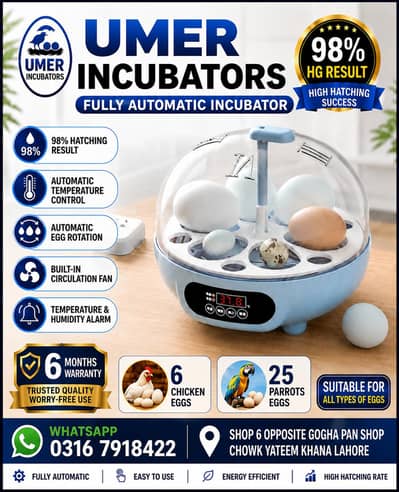 Eggs incubator | Hatching machine | automictic incubator | Brooder