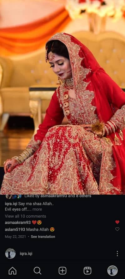 Bridal lehnga