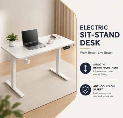 height adjustable desk, electric height, Ergonomic desk, standing desk