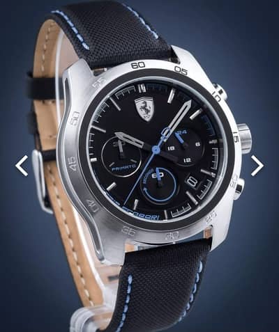Ferrari Scuderia Primato Chronograph Leather Quartz