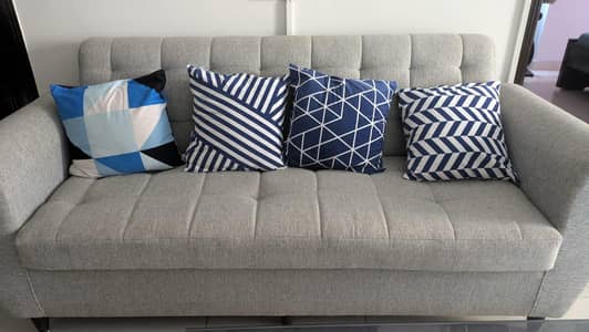 5 Seater Sofa Set (3+1+1) | Excellent Condition | No Damage |