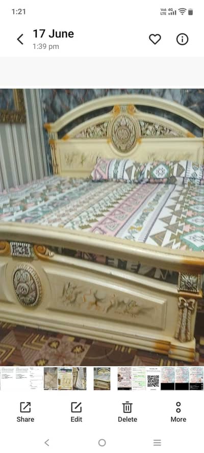 king size bed side table and mattress
