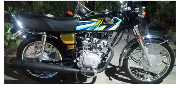 ROYAL BLUE stylish trending back RIM for CG 125