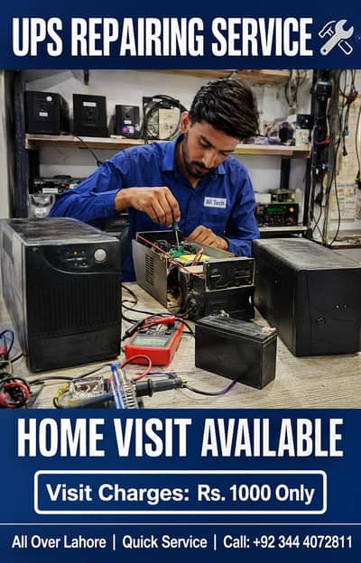 UPS Repairing Service Lahore | Home Visit 1000rs