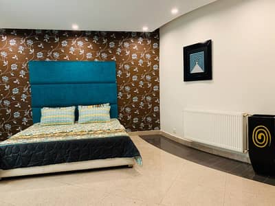 Front view Furnished 2 bedroom apartment for rent in Height 3 phase4 bahria town rawalpindi