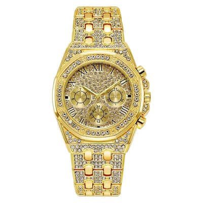 Luxury Wrist Watch – Premium Quality | Gold, Silver & Rose Gold