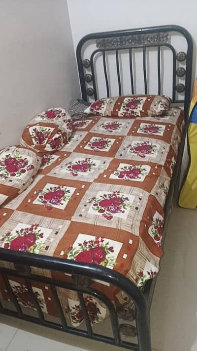 iron bed