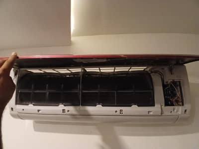  Haier 18LNF Split AC (Red) – 1.5 Ton | For Sale 